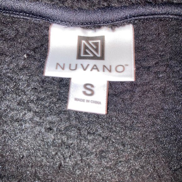 Nuvano Womens Blue Plush Fleece Quarter-Zipper Pullover Jacket-Size, S,M.L,XL - Picture 12 of 16